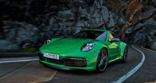 grüner porsche 911