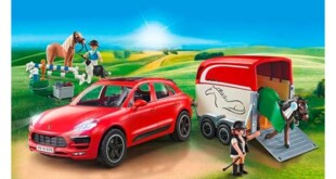 playmobil porsche mit pferdeanhänger